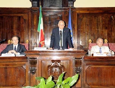 Un momento della presentazione dell’accordo